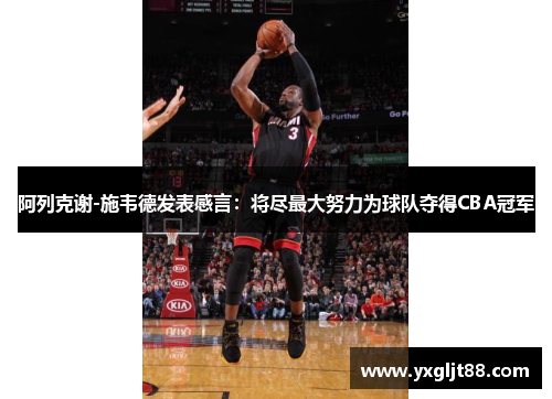 阿列克谢-施韦德发表感言：将尽最大努力为球队夺得CBA冠军